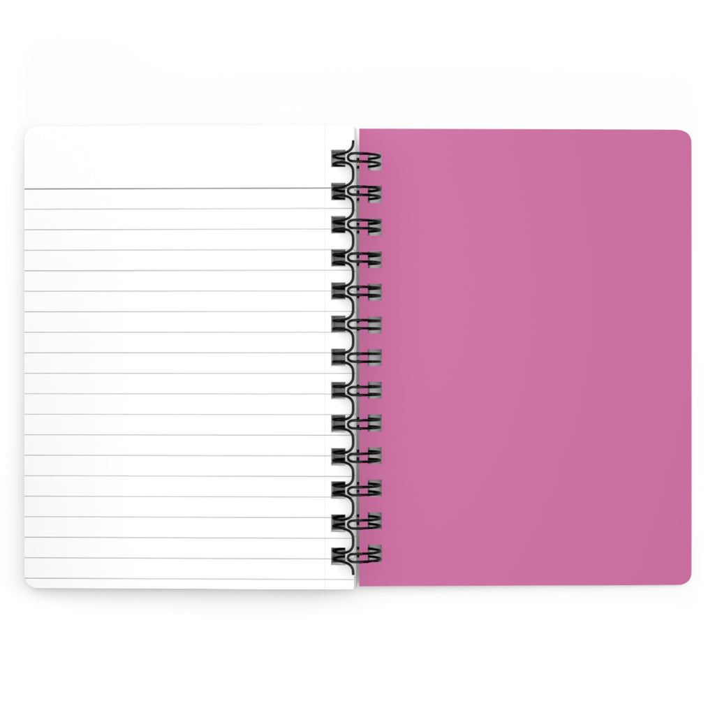 Cute Pink Demon Notebook Spiral Bound Journal for Gothic Kawaii Notes & Gifts