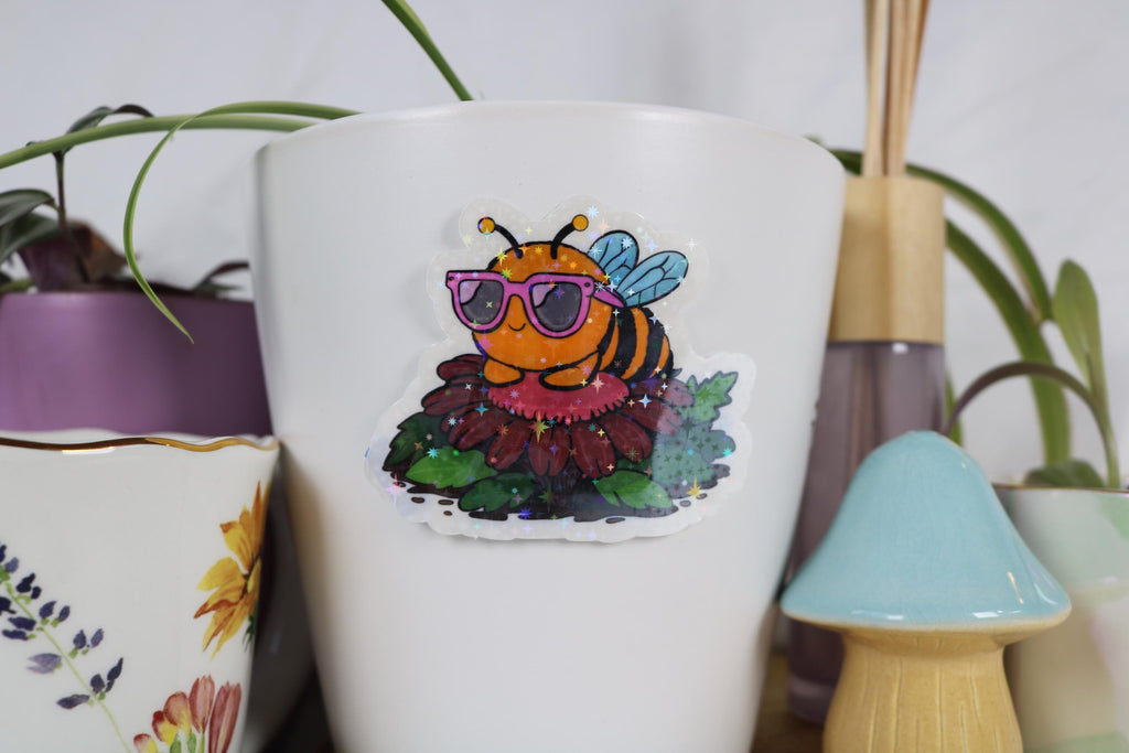 Bee cool - 3x3 sticker