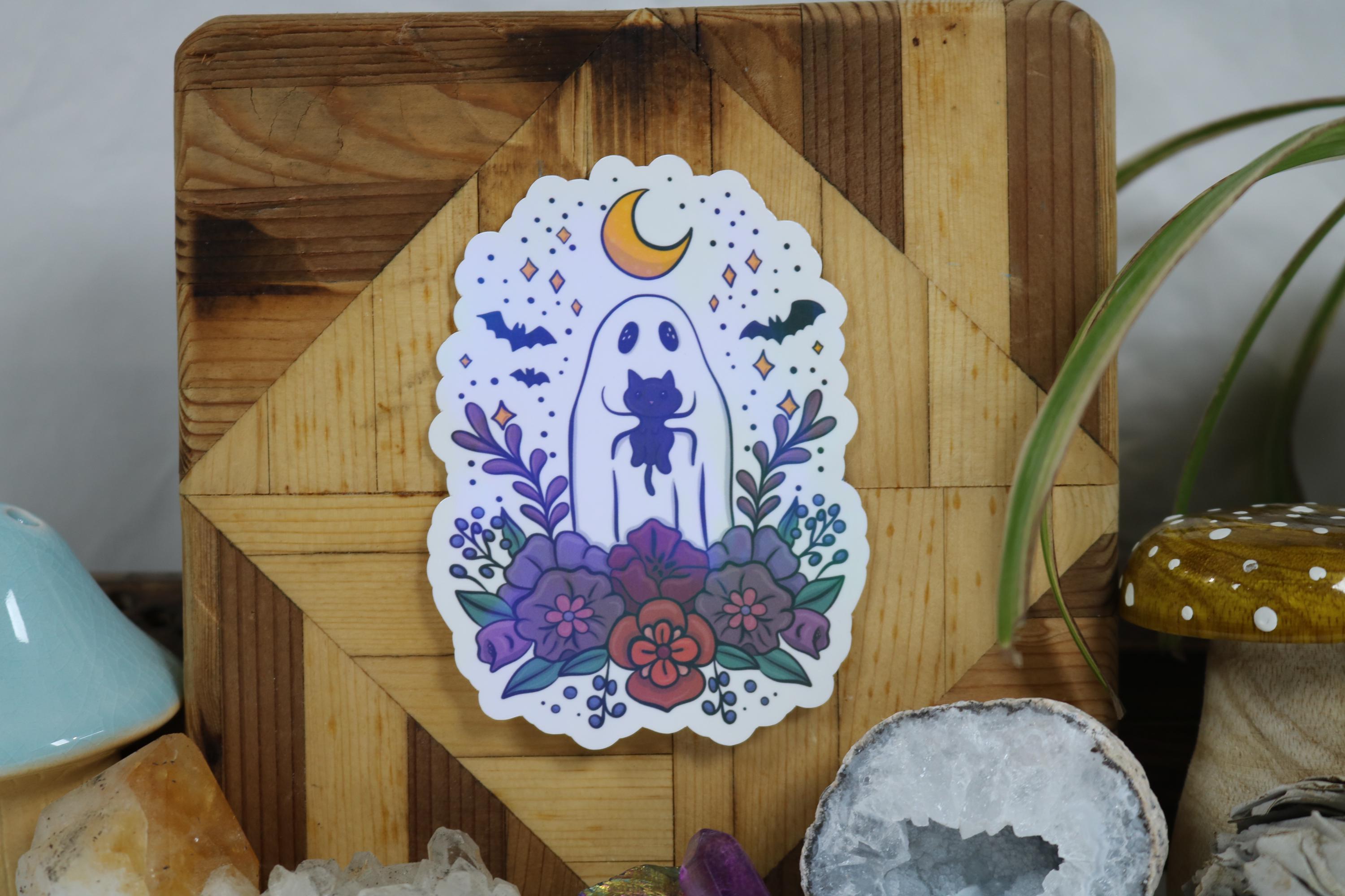 Catrafice - ghost sacrifice sticker – 3”