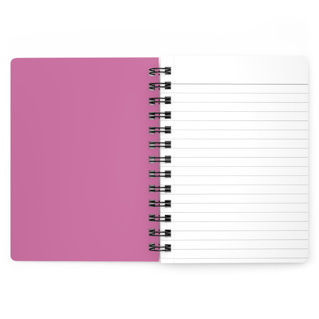 Cute Pink Demon Notebook Spiral Bound Journal for Gothic Kawaii Notes & Gifts