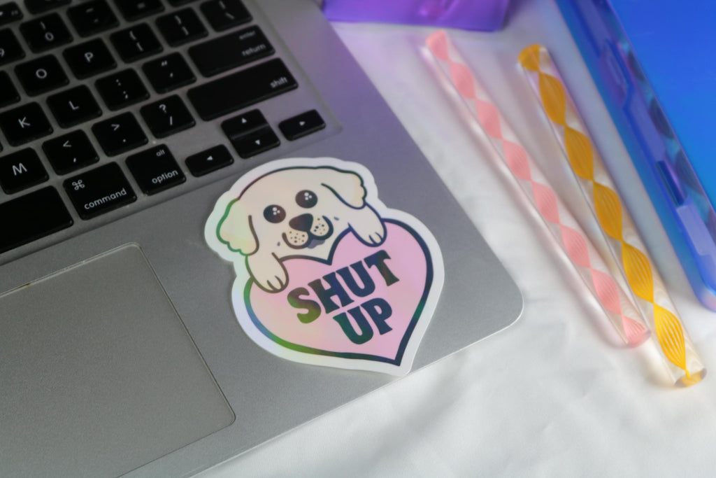 Shut Up Pup - Puppy Love Sticker