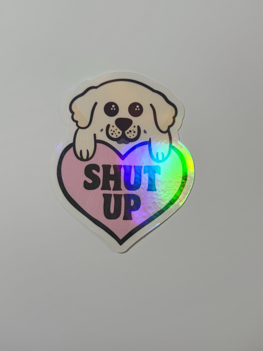 Shut Up Pup - Puppy Love Sticker